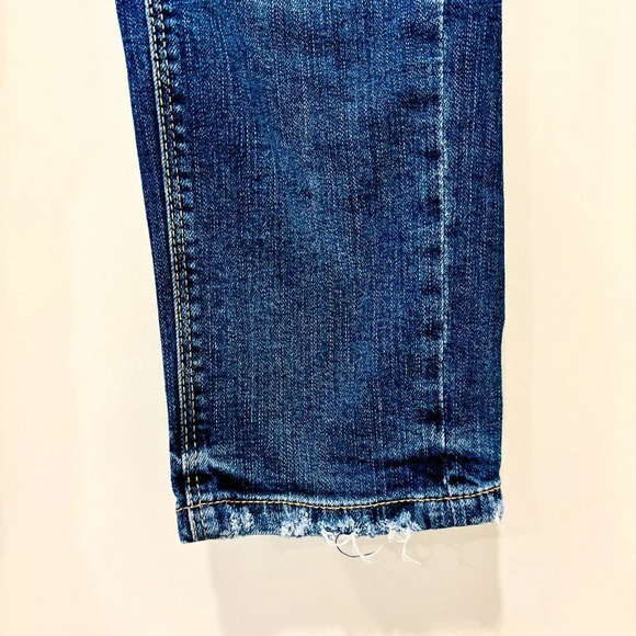 GARAGE Dark blue distressed jeans - Picture 8 of 13